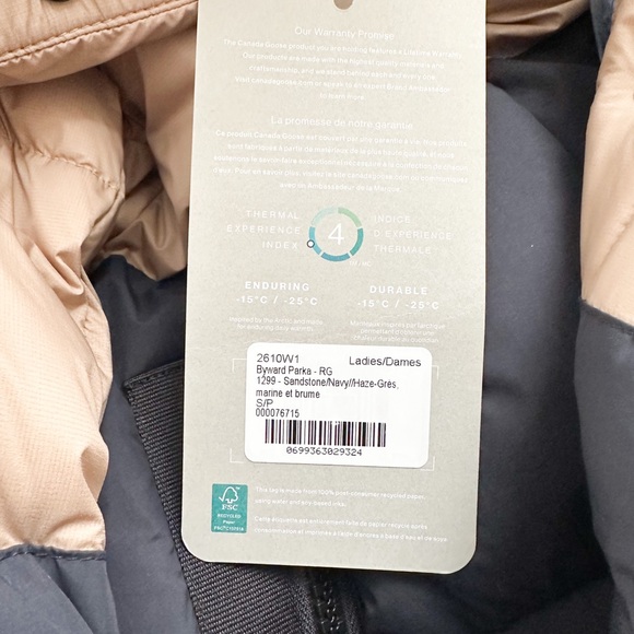 New! Canada Goose Byward Parka Regeneration Bicolor Long Down Puffer - Picture 8 of 14